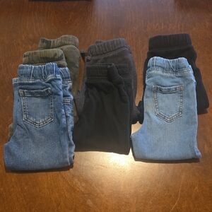 Jumping Beans Kids Jeans - Blue, Black, Green